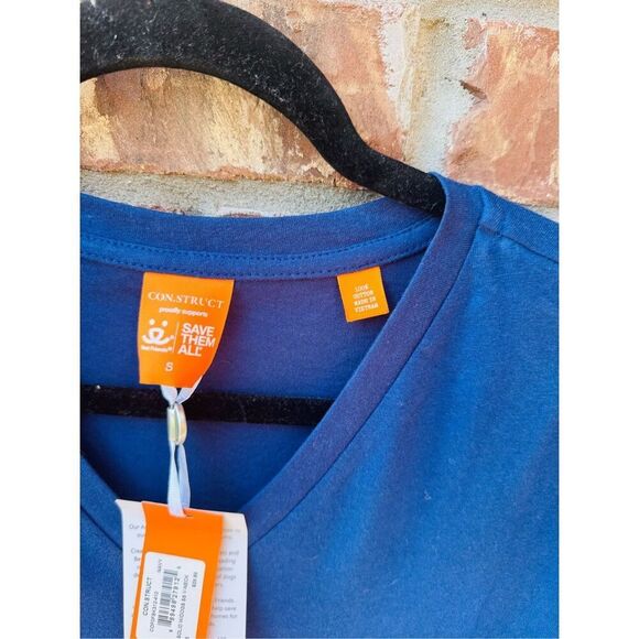 Con. struct blouse size small color, blue new red tag in excellent condition ori - Picture 9 of 11